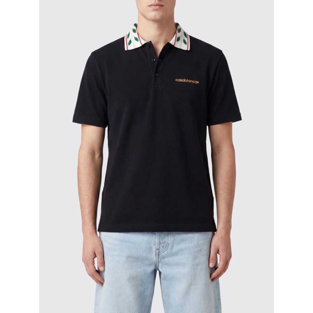 Casablanca Polo Shirt Men Navy